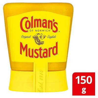 Colman's English Mustard Squeezy 150gx6 -