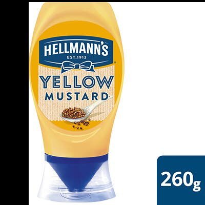 Hellmann's American Style Yellow mustard 260g -