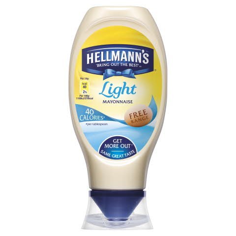 HELLMANN'S Light Mayonniase Squeezy 430ml -