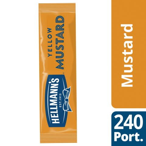 Hellmann's Mustard Portion Packs 10ml -