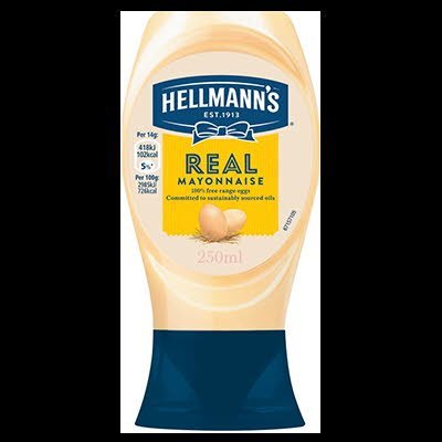 Hellmann's Real Squeezy Mayonnaise 250ml -