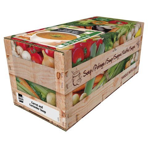 Knorr 100% Soup Carrot & Coriander 4 x 2.4L -