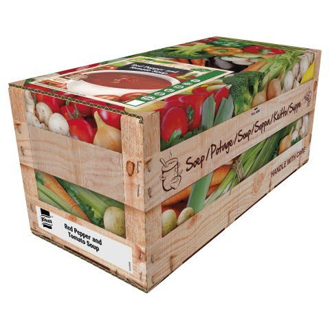Knorr 100% Soup Red Pepper & Tomato 4 x 2.4L -