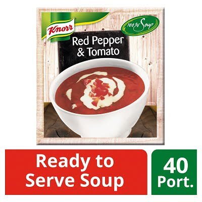 Knorr 100% Soup Red Pepper & Tomato 4 x 2.4L -