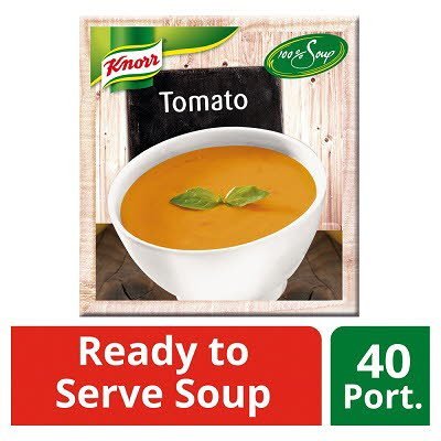Knorr 100% Soup Tomato 4 x 2.4L -
