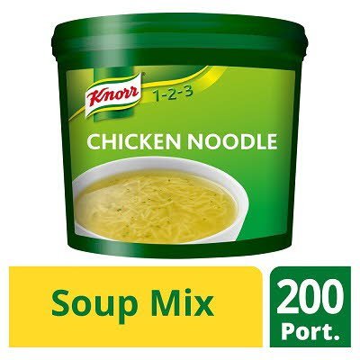Knorr 123 Chicken Noodle Soup 200 portions -