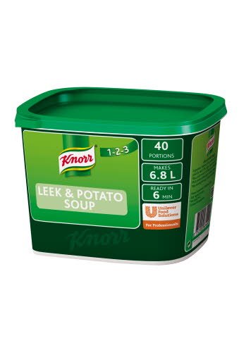 Knorr 123 Leek & Potato Soup 40 portions -