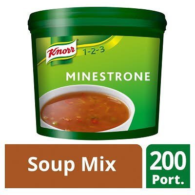 Knorr 123 Minestrone Soup 200 portions -