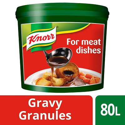 KNORR Gluten Free Gravy Granules for Meat Dishes 80L -