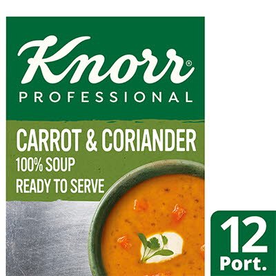 Knorr Professional 100% Soup Carrot & Coriander 12 Port -