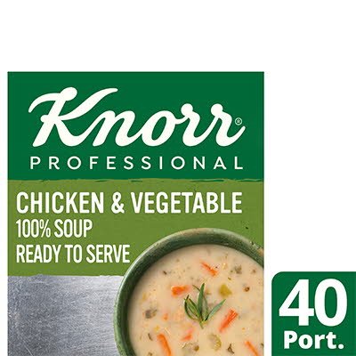 Knorr Professional 100% Soup Chicken & Veg 4x2.4L -