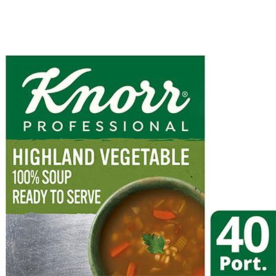 Knorr Professional 100% Soup Highland Veg 4x2.4L -