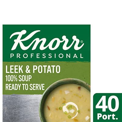 Knorr Professional 100% Soup Leek & Potato 4x2.4L -