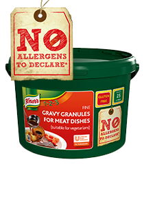 KNORR Gluten Free Gravy Granules for Meat Dishes 25L - KNORR Gravy Granules make a great gravy that is gluten-free