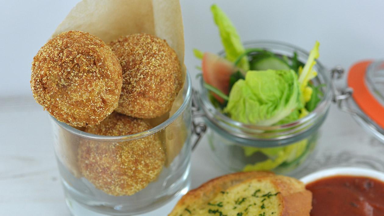 Arancini di Riso - Mushroom & Taleggio – recipe Arancini di Riso - Mushroom & Taleggio – recipe
