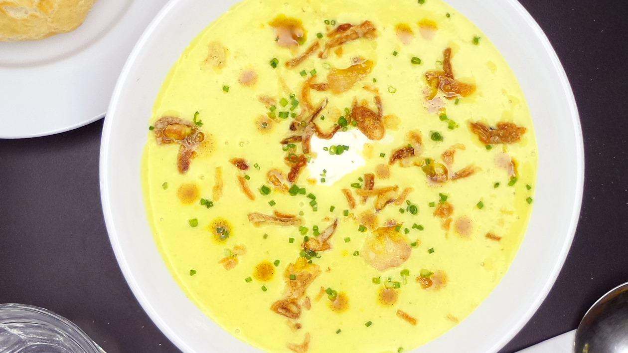 Brian Lane’s Spiced Jerusalem artichoke soup – recipe Brian Lane’s Spiced Jerusalem artichoke soup – recipe