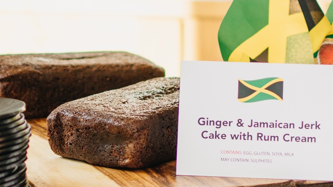 Ginger and Jamaican Jerk Cake with Rum cream – recipe Ginger and Jamaican Jerk Cake with Rum cream – recipe