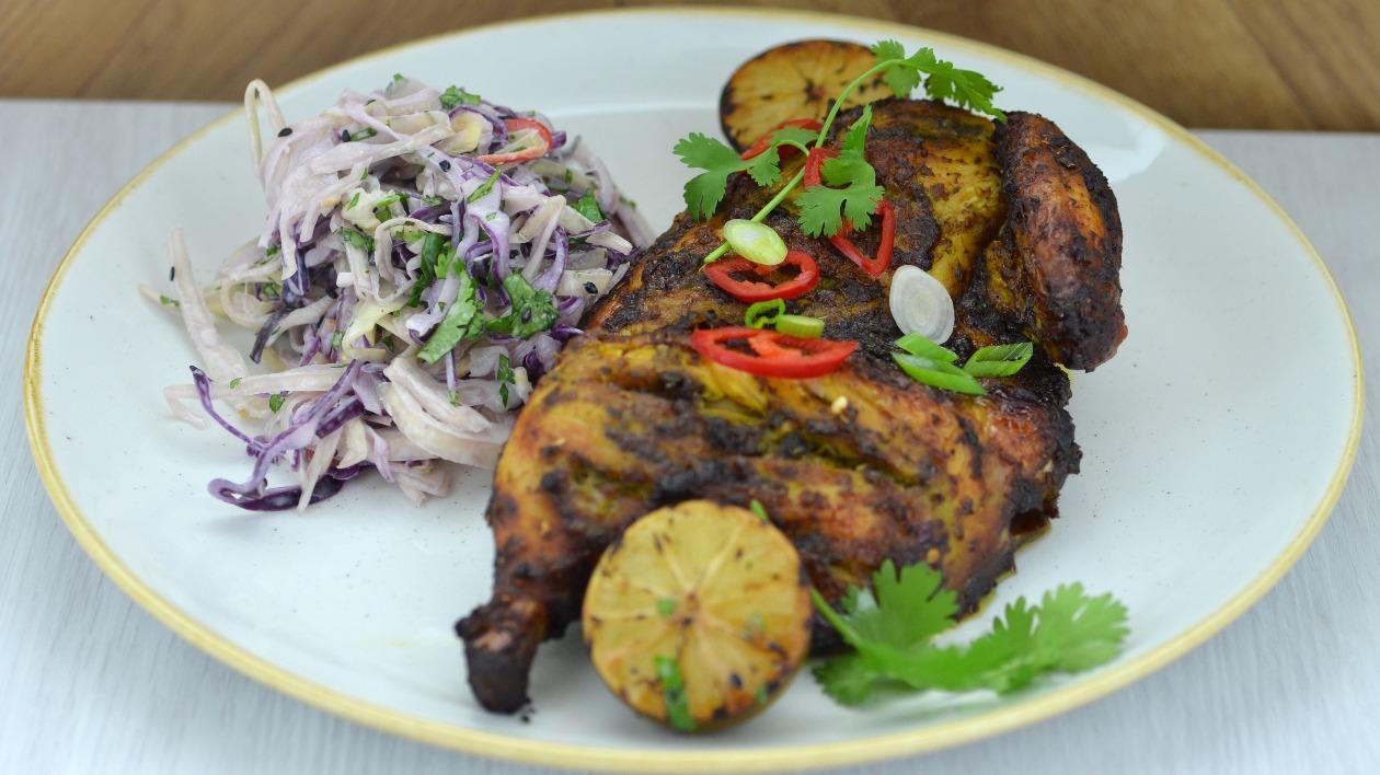 Kai Lang chicken with Asian slaw – recipe Kai Lang chicken with Asian slaw – recipe