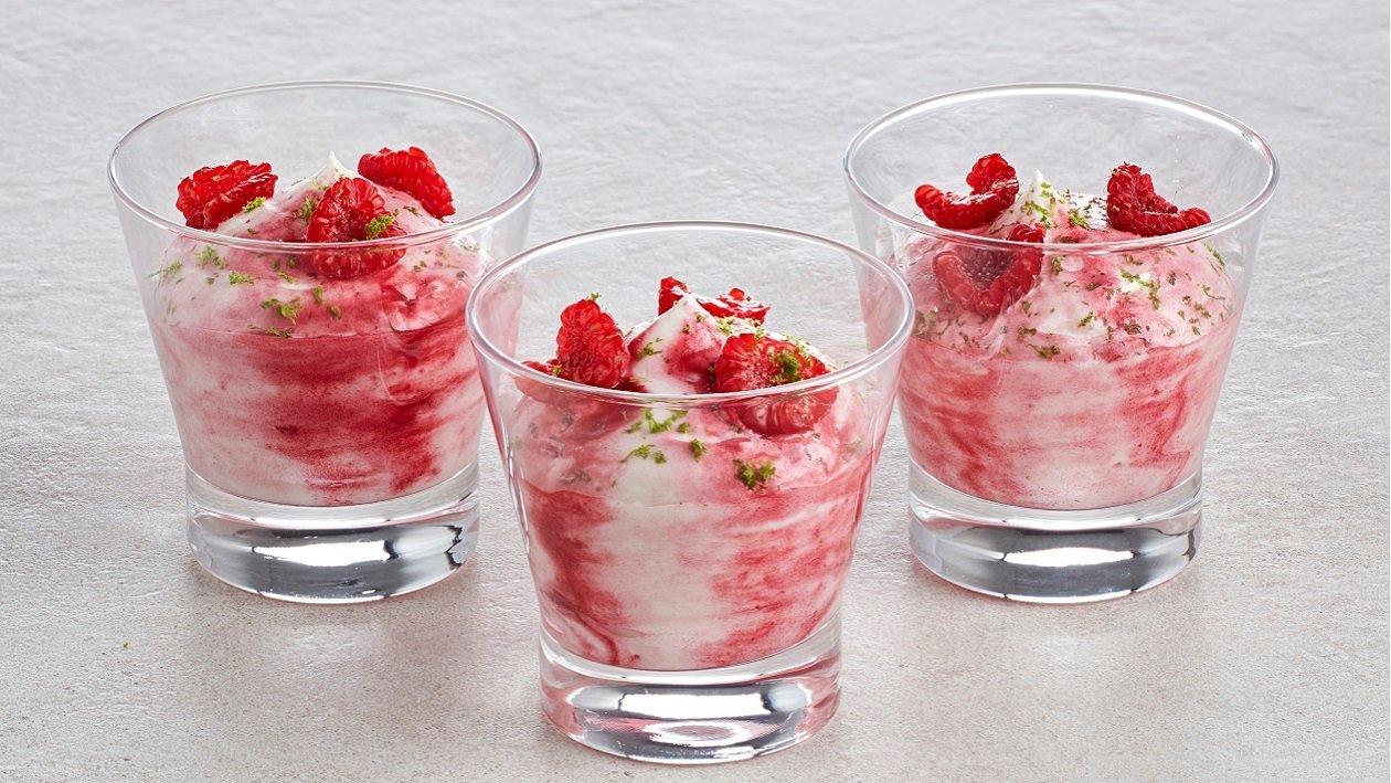 Raspberry Rippled Lemon & Lime Mousse – recipe Raspberry Rippled Lemon & Lime Mousse – recipe
