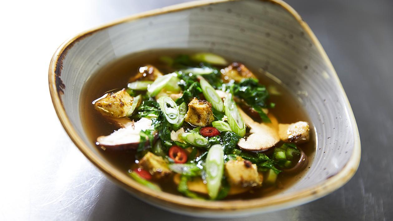 Roasted Thai spiced tofu broth – recipe Roasted Thai spiced tofu broth – recipe
