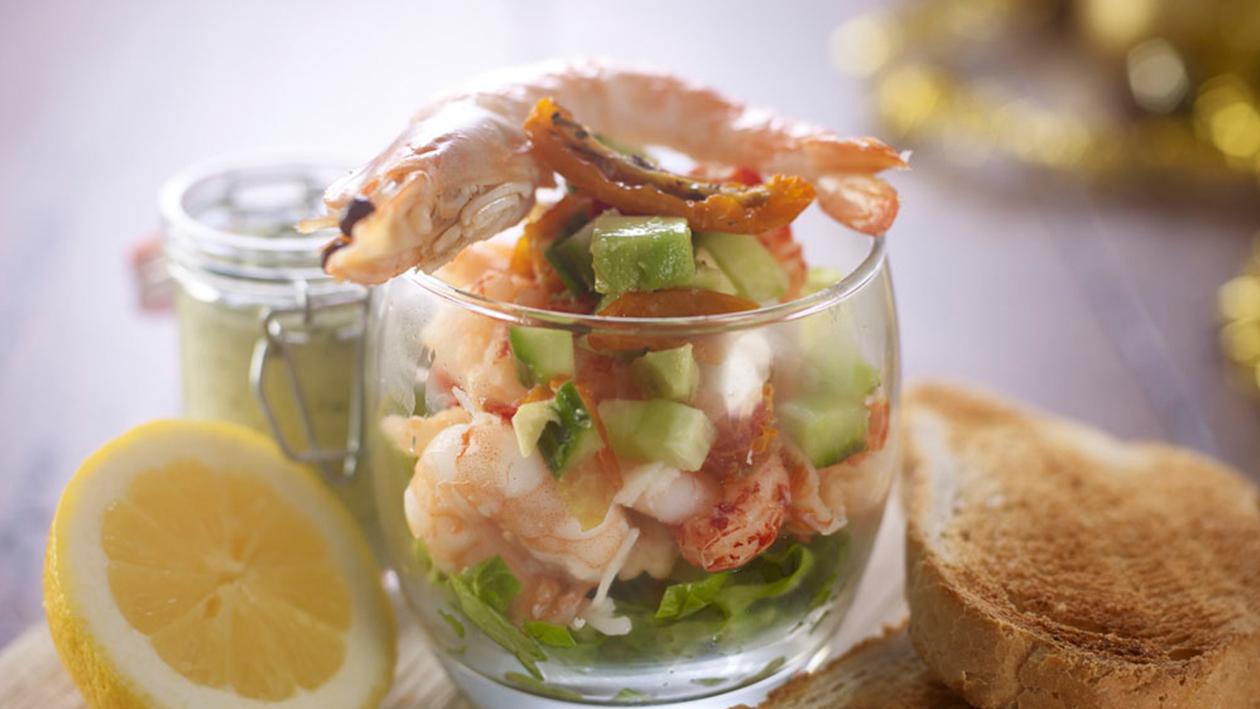Shellfish cocktail with green mayonnaise by Chris Barber – recipe Shellfish cocktail with green mayonnaise by Chris Barber – recipe
