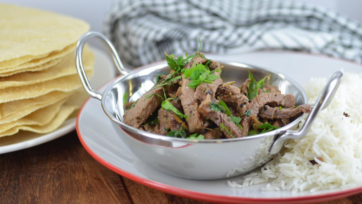 Southern Indian beef pepper fry – recipe Southern Indian beef pepper fry – recipe