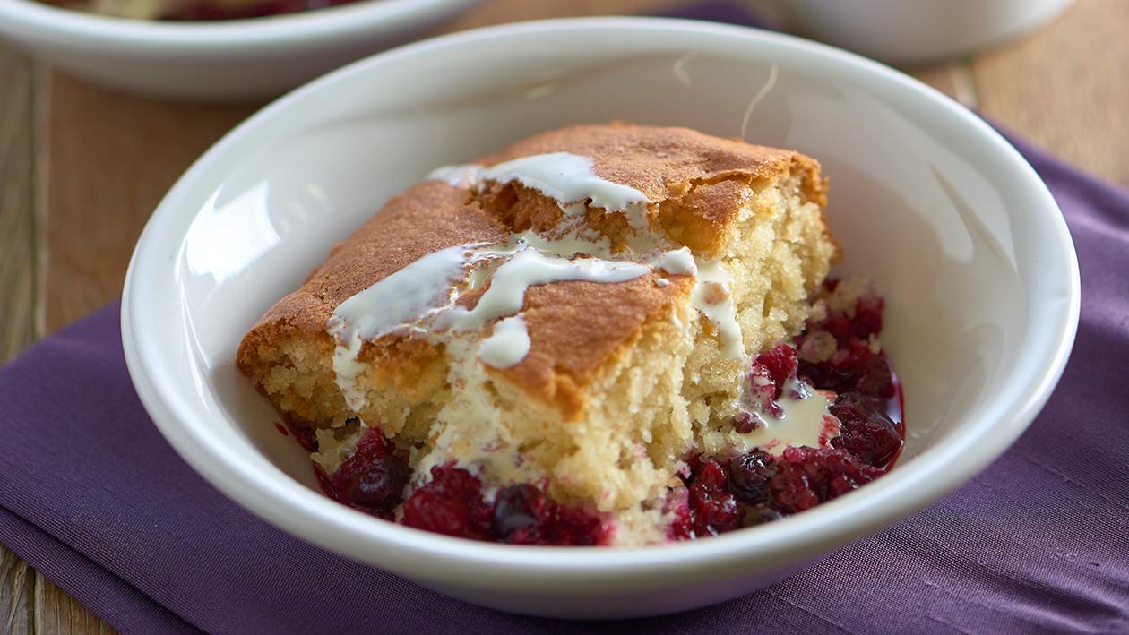Summer fruit sponge – recipe Summer fruit sponge – recipe