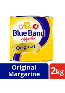 Blue Band Master Original Margarine Tin 2kg - Blue Band Master Original Margarine, preferred aroma by Indonesian premium bakers and chefs since 1934. Blue Band Master Original Margarine Tin 2kg - Blue Band Master Original Margarine, preferred aroma by Indonesian premium bakers and chefs since 1934.