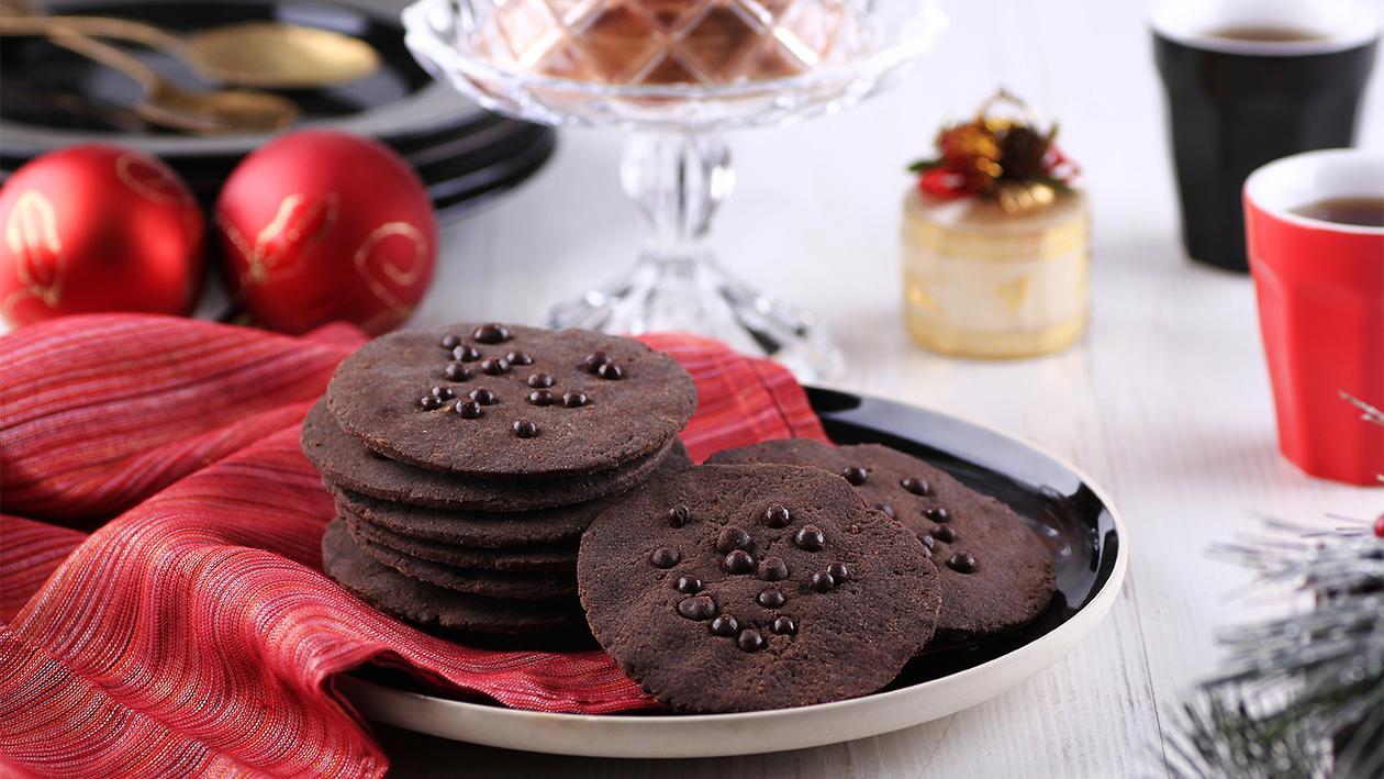 Black Choco Thin Cookies Black Choco Thin Cookies