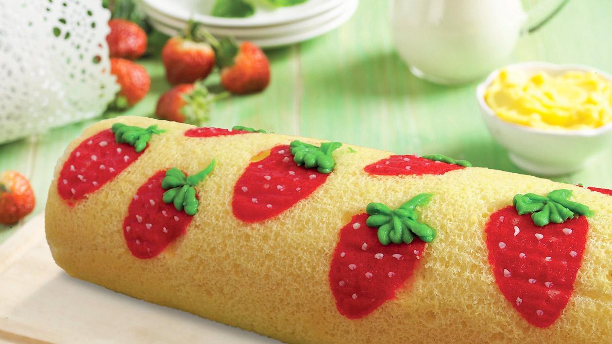Strawberry Character Cake Strawberry Character Cake