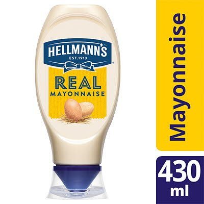 Hellmann's Real Squeezy Mayonnaise 430ml - Hellmann's Real Squeezy Mayonnaise 430ml -