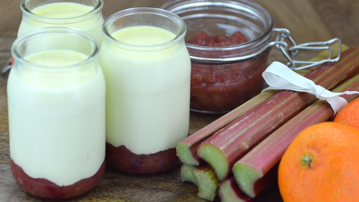 Rhubarb and Orange Posset Rhubarb and Orange Posset