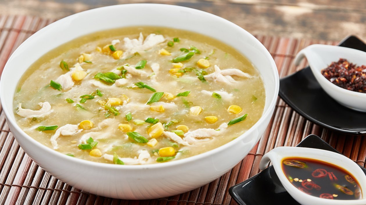 Chicken and Sweet Corn Soup - Recipe Unilever Food Solutions