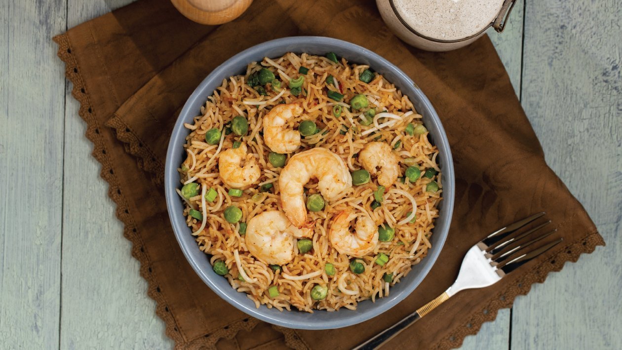 Chunky And Spicy Prawn Fried Rice Chunky And Spicy Prawn Fried Rice