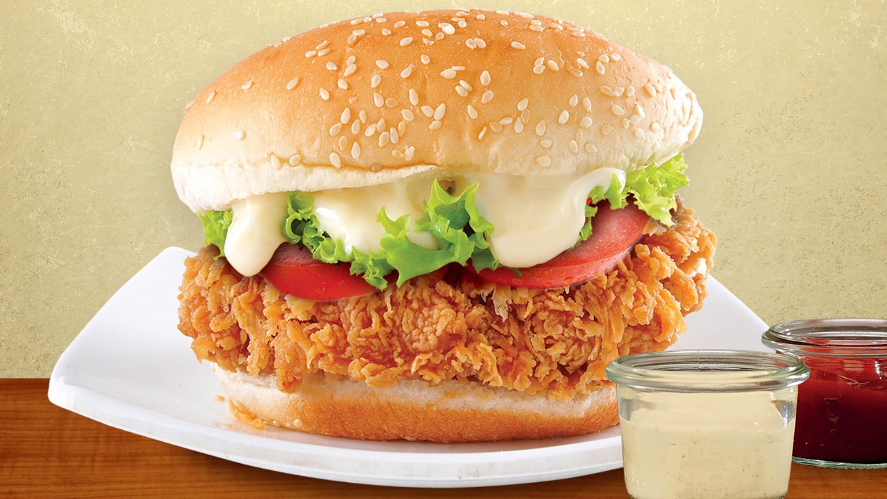 Crispy Fried Chicken Burger | Unilever Food Solutions