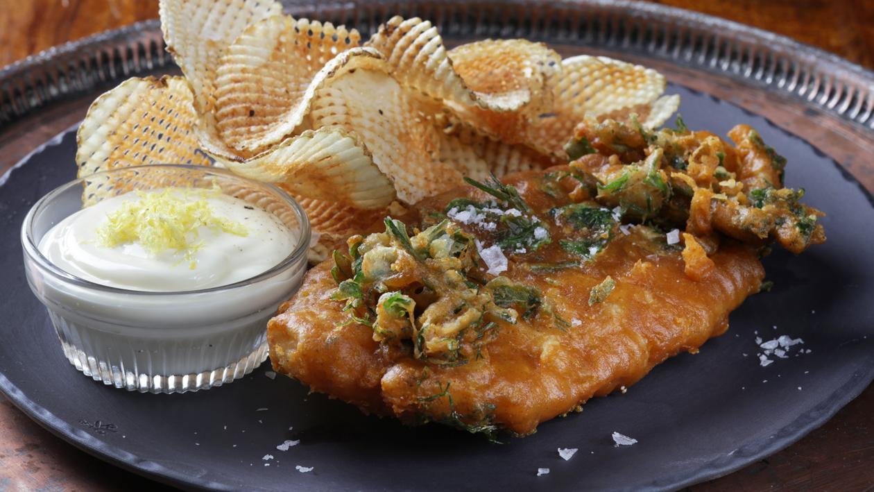 Garlic Herb Fish & Chips Garlic Herb Fish & Chips