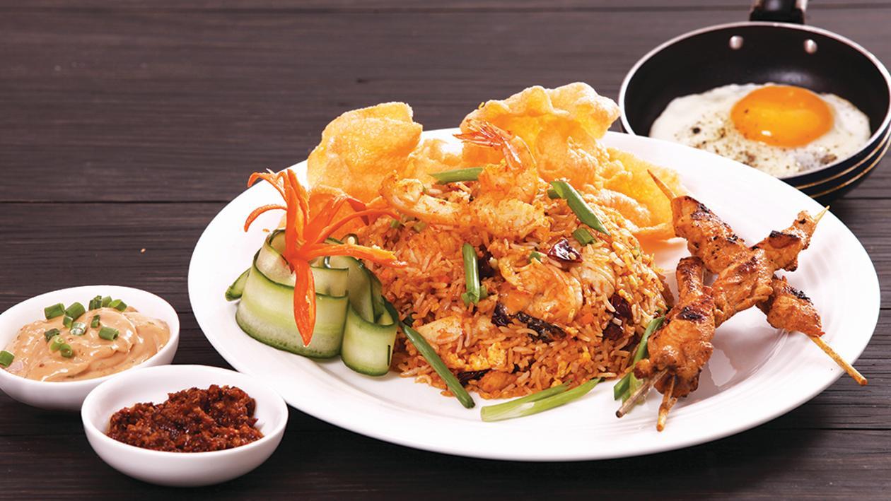 List of Synonyms and Antonyms of the Word nasi goreng 