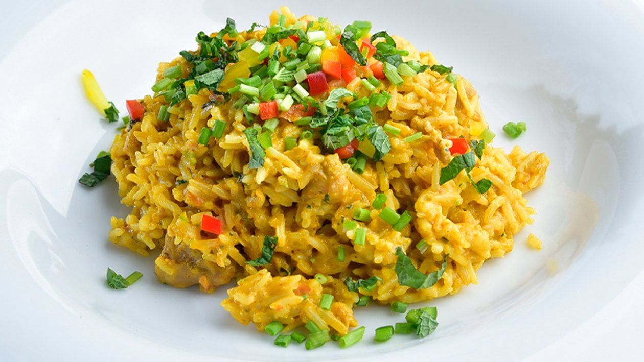 Spicy Chicken Sticky Rice by Chef Pradeep Srimal Spicy Chicken Sticky Rice by Chef Pradeep Srimal