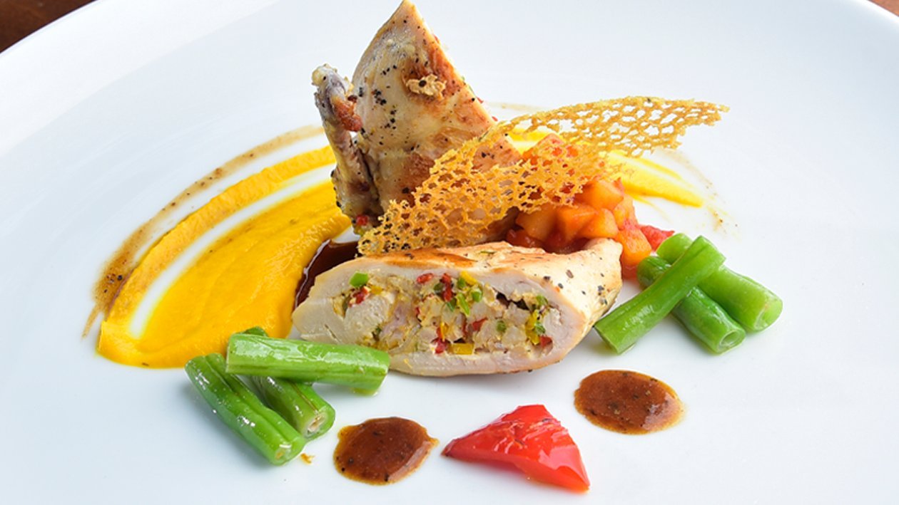 Stuffed Chicken Breast by Chef Kumarage Srimal Stuffed Chicken Breast by Chef Kumarage Srimal