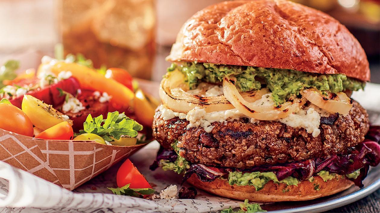 Zesty Black Bean Burger Zesty Black Bean Burger