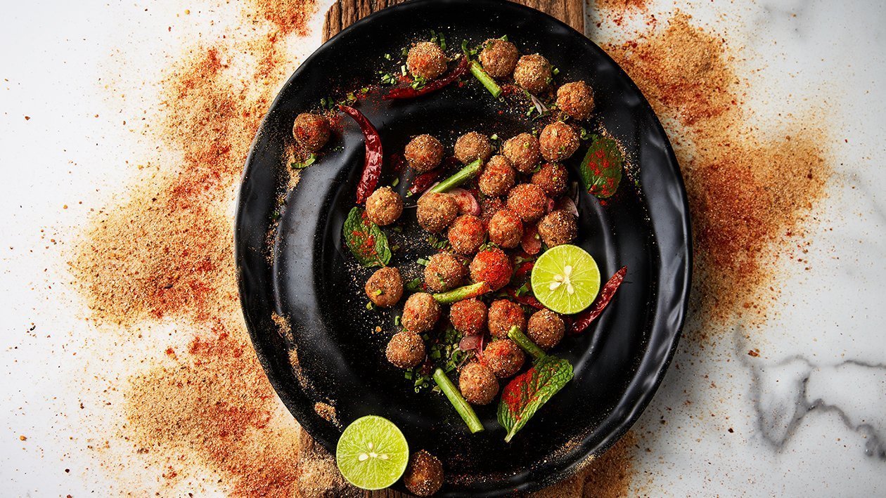 Fried Laab Pork Fried Laab Pork