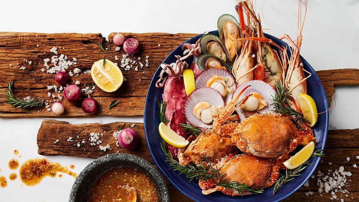 Grilled Seafood with Spicy Seafood Sauce | Unilever Food Solutions