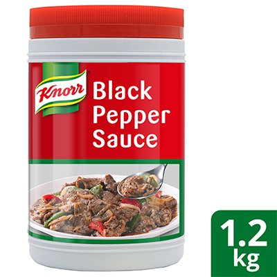Knorr Black Pepper Sauce 1 2kg Unilever Food Solutions