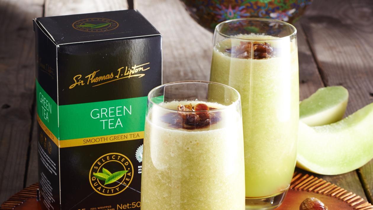 Honeydew Kurma Green Tea Smoothie Honeydew Kurma Green Tea Smoothie