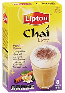 LIPTON Chai Latte Vanilla/Sachets 8's -