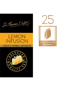 SIR THOMAS LIPTON Lemon Envelope Tea 25's -