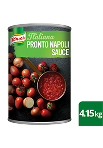 KNORR Italiana Pronto Napoli GF 4.15 kg - Harvested from Italian fields to cans in under 24 hours.
