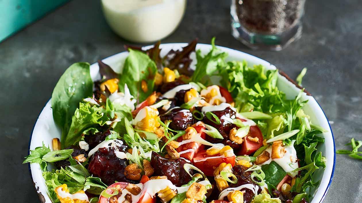 American BBQ Beef Salad – Recipe American BBQ Beef Salad – Recipe