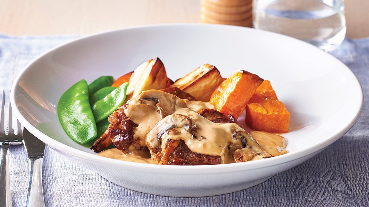 Braised Lamb Rump with Creamy Mushroom Sauce – Recipe Braised Lamb Rump with Creamy Mushroom Sauce – Recipe