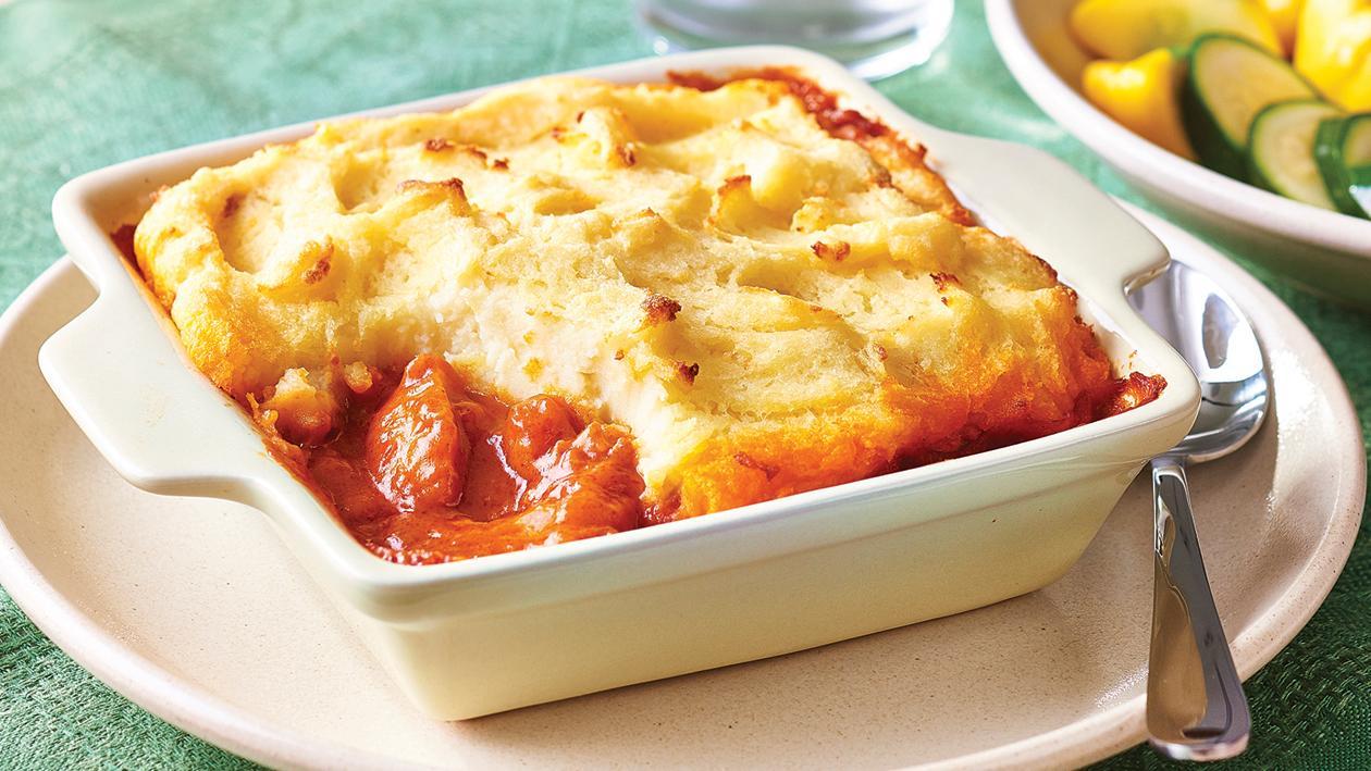 Butter Chicken Pie and Potato Top – Recipe Butter Chicken Pie and Potato Top – Recipe